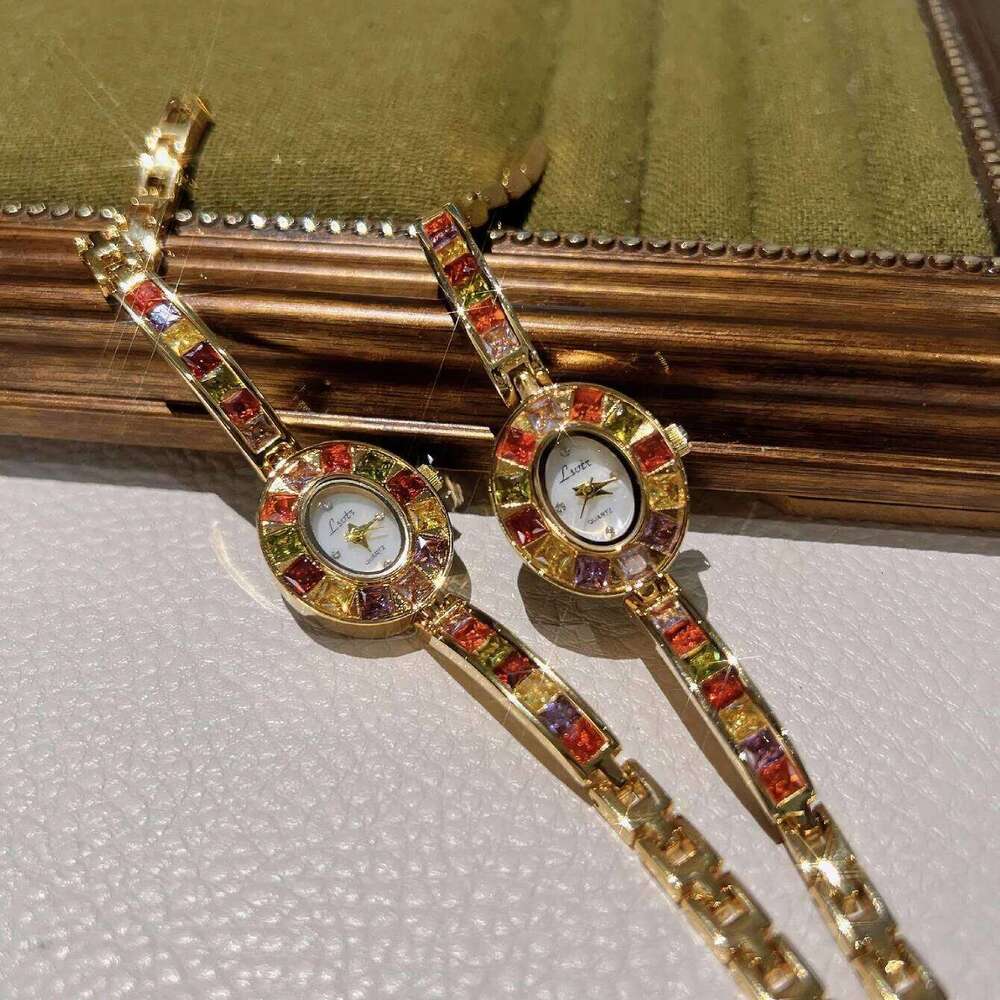 1pc Pre-Owned Ladies' Niche Luxury Fashionable Ins Style Elegant Watch Bracelet Suitable For Daily Wear watch for women XJ260303