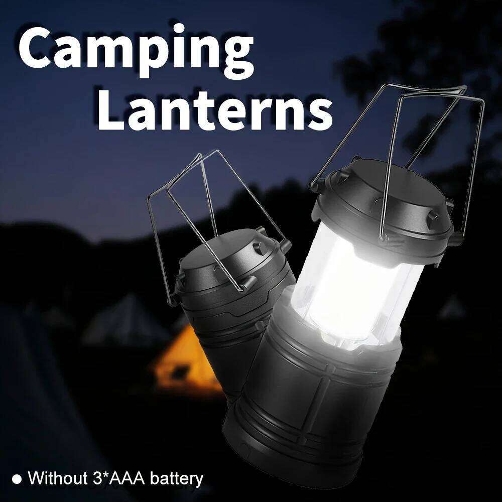 1/2/4PCS Camp Lamp Camping Tent Portable Multifunctional Emergency Light Battery Outdoor Pony Lantern S260302