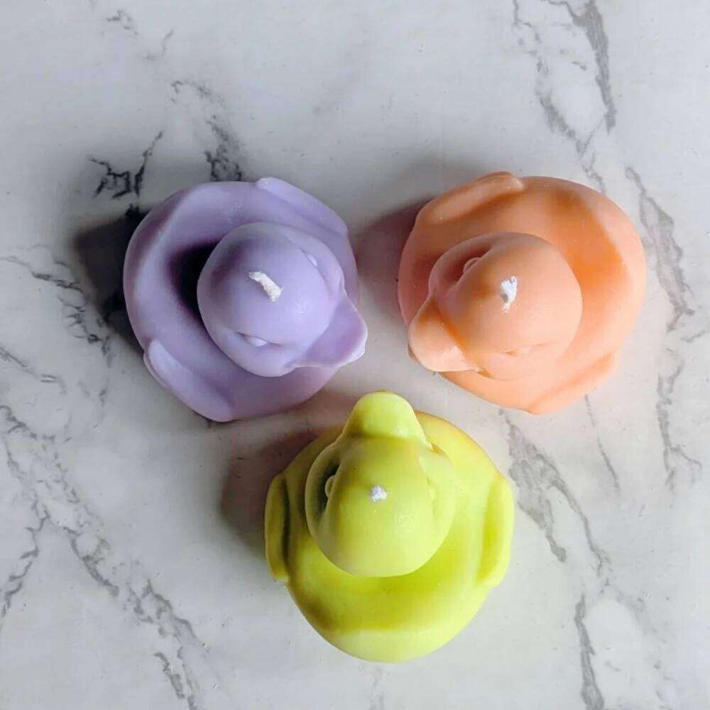 Smooth Duck Scented Candle Silicone Mold, 3D Sitting Animal Resin Mold DIY, Ceramic Gypsum Clay Making Tool, Craft Gifts, Home Decoration W260303