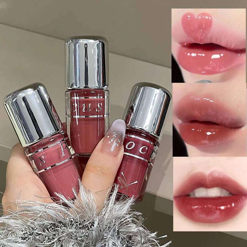 Light-Sensitive Gloss, Long-Lasting Moisturizing Not Easy to Come Off, Ultra-High Color Payoff, Autumn and Winter Liquid Lipstick, Lip Care, Women