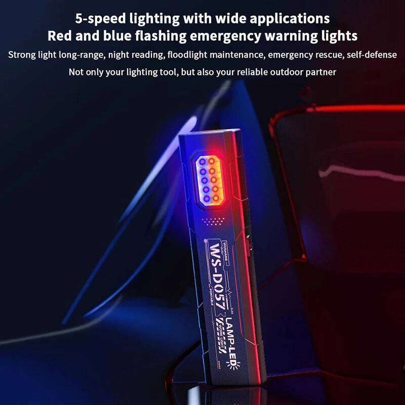 Compact Multi-Mode LED USB-C Rechargeable, 800mAh, Long-Range Pocket Flashlight, For Camping Travel Emergency S260302