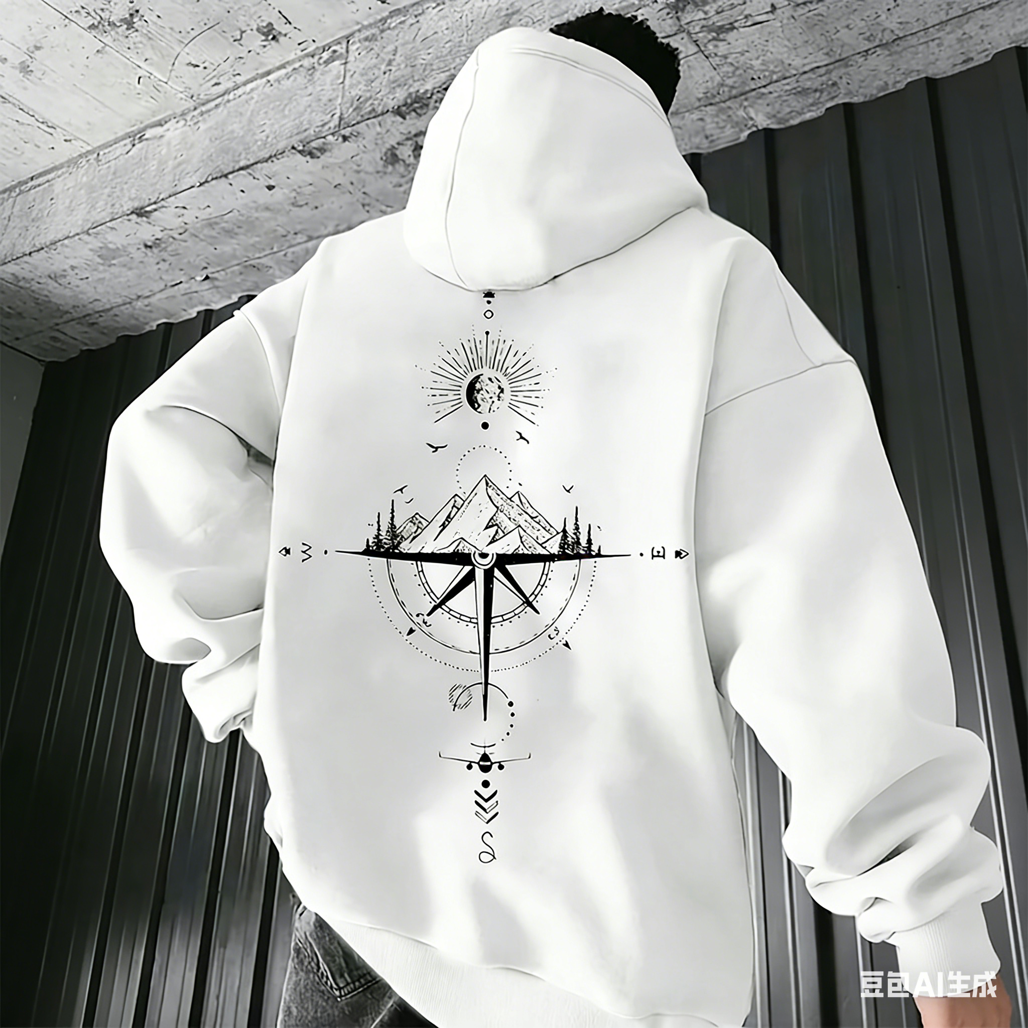 American Vintage Trend Pullover Hoodie For Men 2026 Spring Autumn New Loose High Street Casual Versatile Top