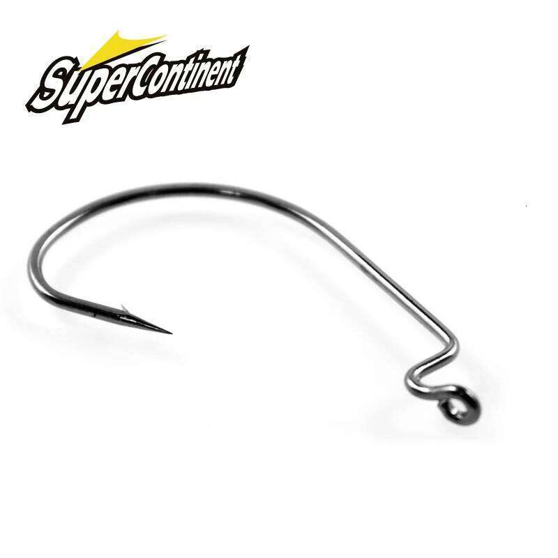 2019Supercontinent NEW 50pcs/lot wide belly crank road with foraminifera sea fishing hook Z260228