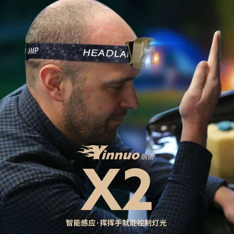 MOUNTAINHIKER YinNuo X2 1000mAh LED Headlamp Strong Light 260 Lumen Outdoor Camping Fishing Flashlight Type-C Charger USB Outpu S260302