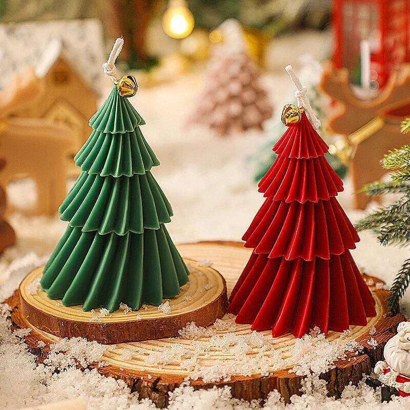 Tree Scented Home Decorative Guest Gift Set Christmas Holiday Souvenir Candles W260303