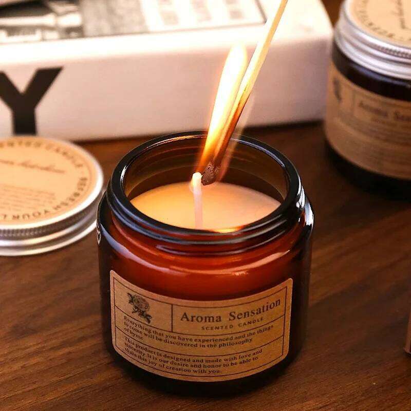 Scented Candles Smokeless Soy Essential Oil Aromatic Luxury Candle Wedding Gifts Party Home Decoration W260303