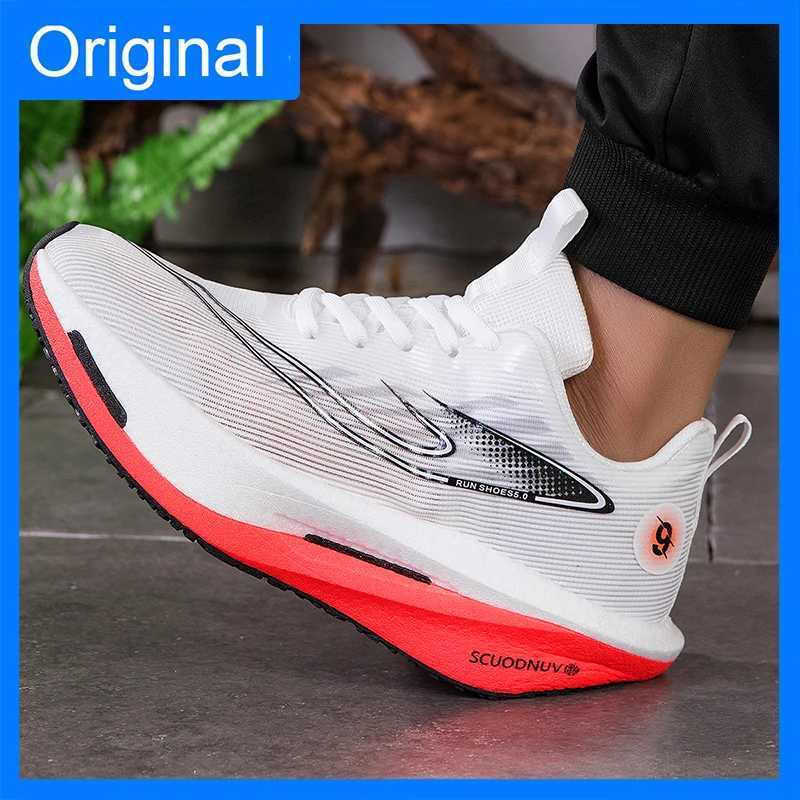 Unisex Sports Shoes Fashionable Lace Up Outdoor Running Fitness Shoes Flat Bottomed Durable Classic Mesh Breathable Tennis Shoes K260303