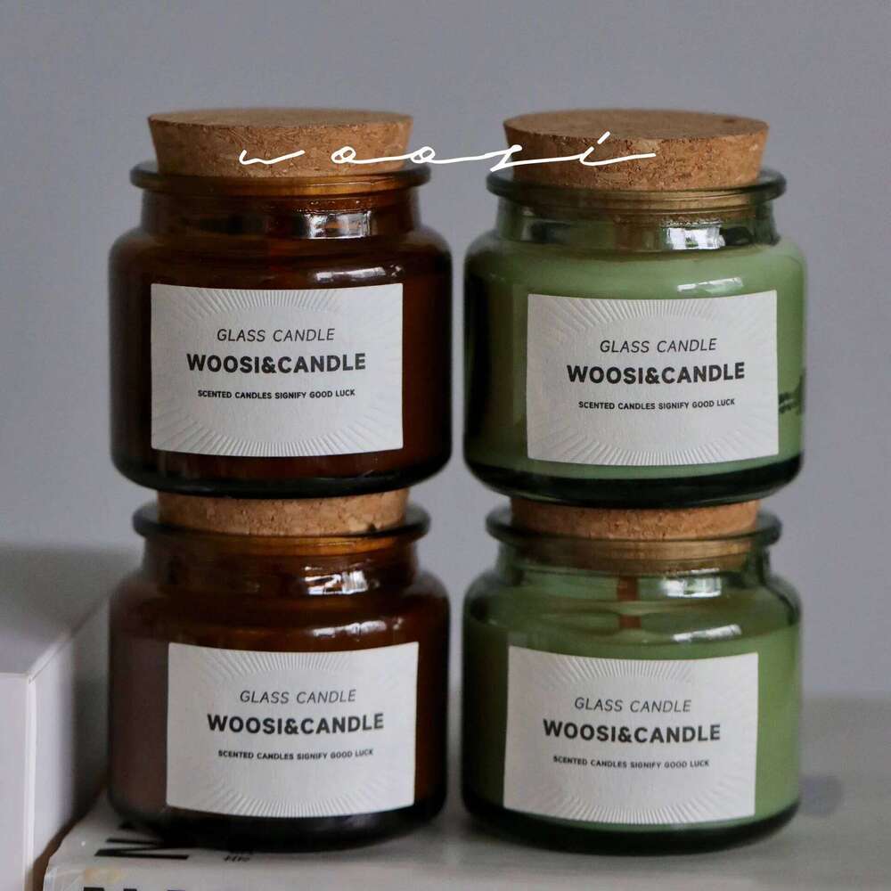 Aroma Wood Wick Smokeless Creative Candle Bedroom Atmosphere Decoration Housewarming Gift for Friends Home Decor W260303