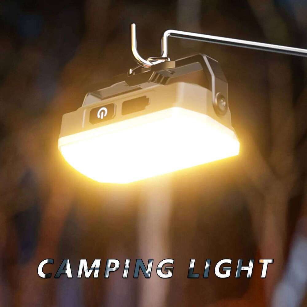 Tools Tent Light USB Rechargeable Lantern Portable Emergency Night Market Lighting Outdoor Camping Lamp S260302
