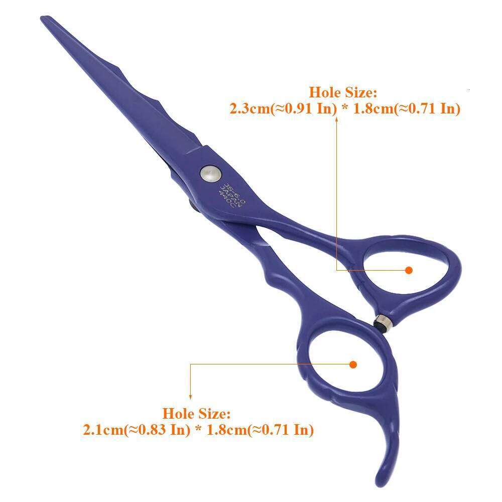 Japan Steel 6.0" Barber Shop Hairdressing Scissors Cutting Shears Thinning Scissor Professional Haircut Styling Tesouras A0024A H260303