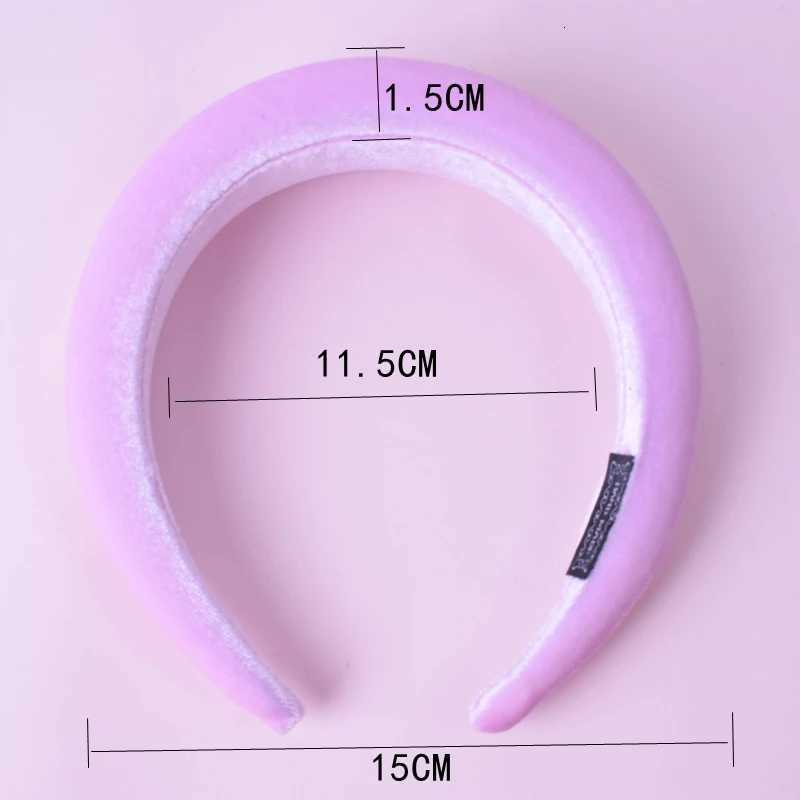 Thick Velvet Headband Hair Bands For Women Hair Accessories Plastic Padded Hairbands Retro Headwear Comfortable Head Hoop 4CM H260304