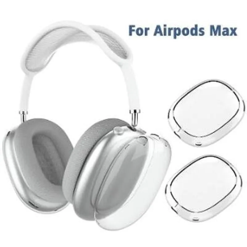 Hot-selling USA Stock for Model Max USBC Bluetooth Earbuds Headphone Accessories Transparent TPU Solid Silicone Case Model Pro Max Headset Case