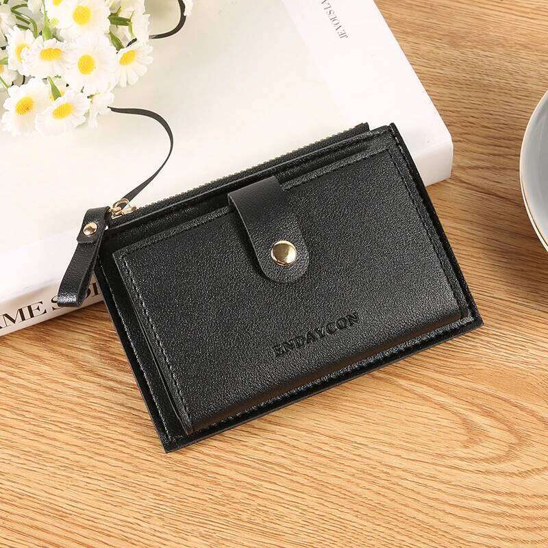 Ladies' short wallet; cute, ins style, niche storage, simple card holder, very convenient for carrying loose change. C260304
