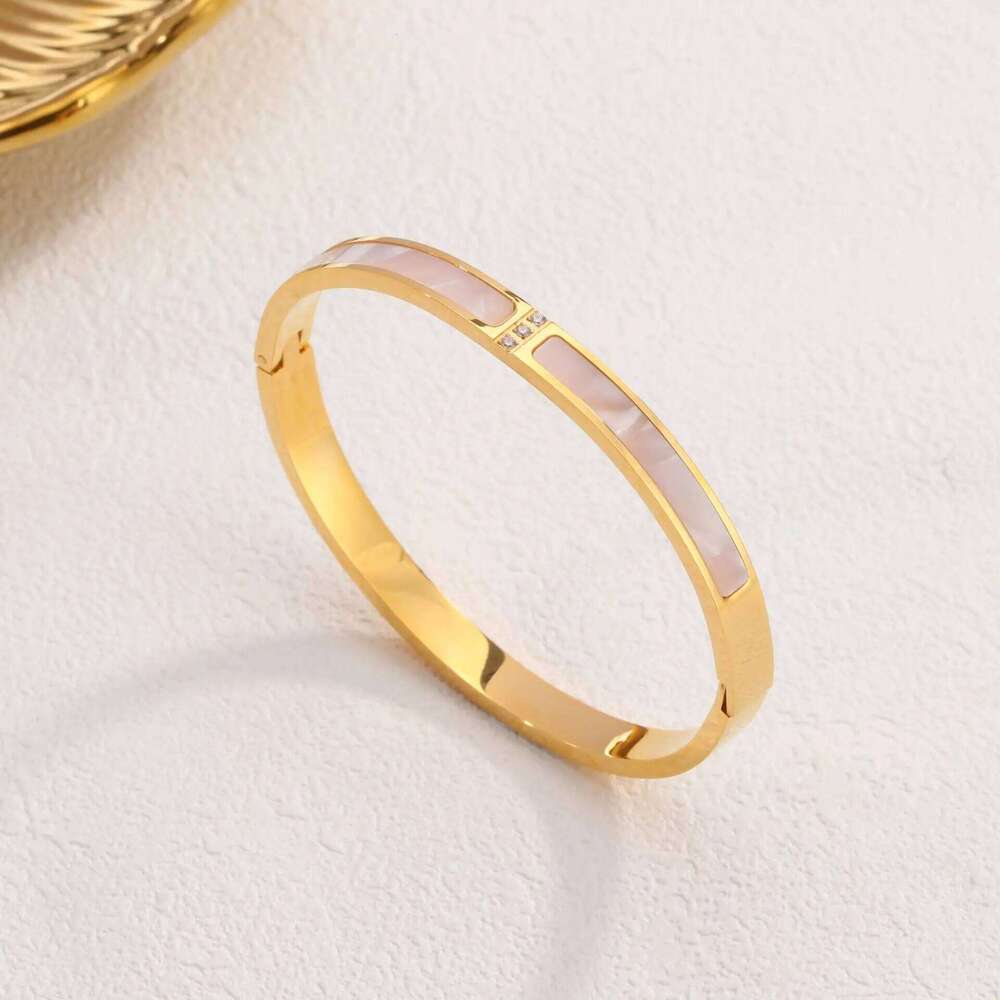 Classic Zircon Inlaid 2-Piece Bracelet Set for Women Elegant Fashion Party Jewelry Accessory XJ260303