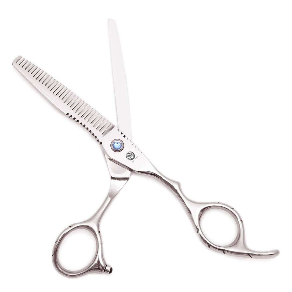 Japan Stainless Hair Cutting Silver Professional Barber 1Pcs Scissors for Hairdresser Z1011 H260303
