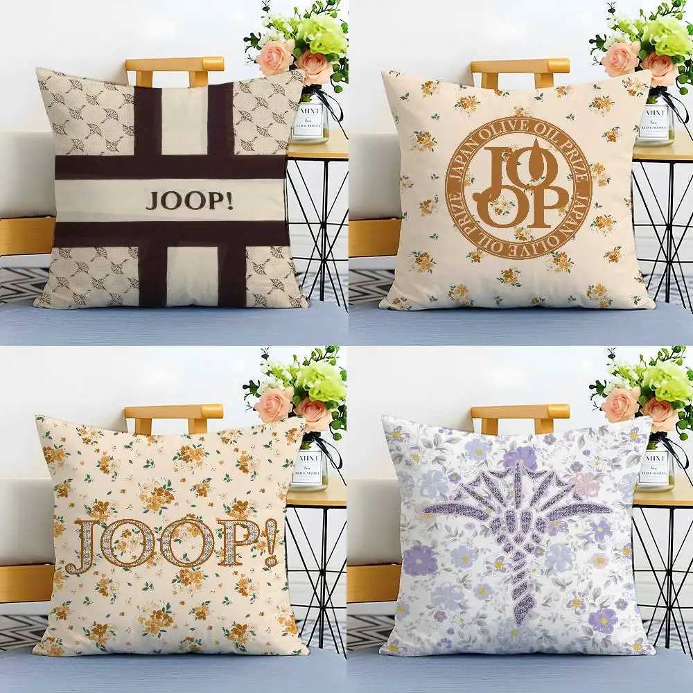 Joop Luxury Short Plush Cushion Cover Invisible Zipper Anti-dustmite Sofa Pillow CaseT260304