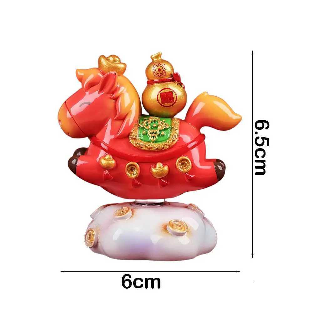This 2026 Year of the Horse resin statue brings festive feng shui charm to your tabletop decor.T260304