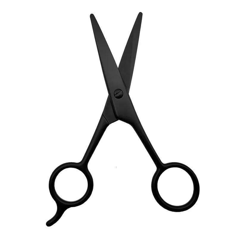 Stainless Steel Facial Hair Shears Cutting Mustache Eyebrow Trimming Salon Razor Edge Barber Beard Scissors H260303