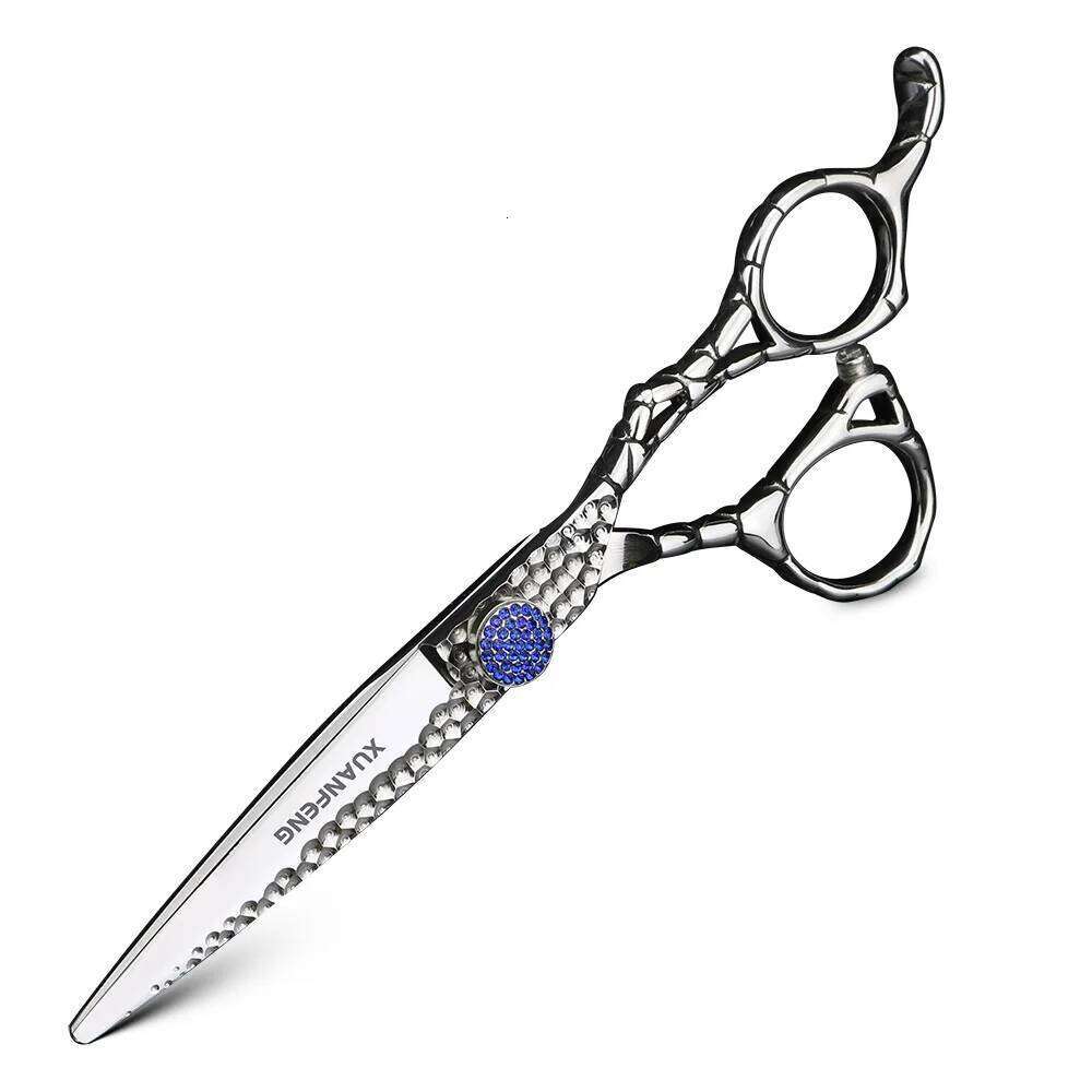 Forged hair 6 inch Japanese 440C steel cutting and thinning Barber scissors H260303