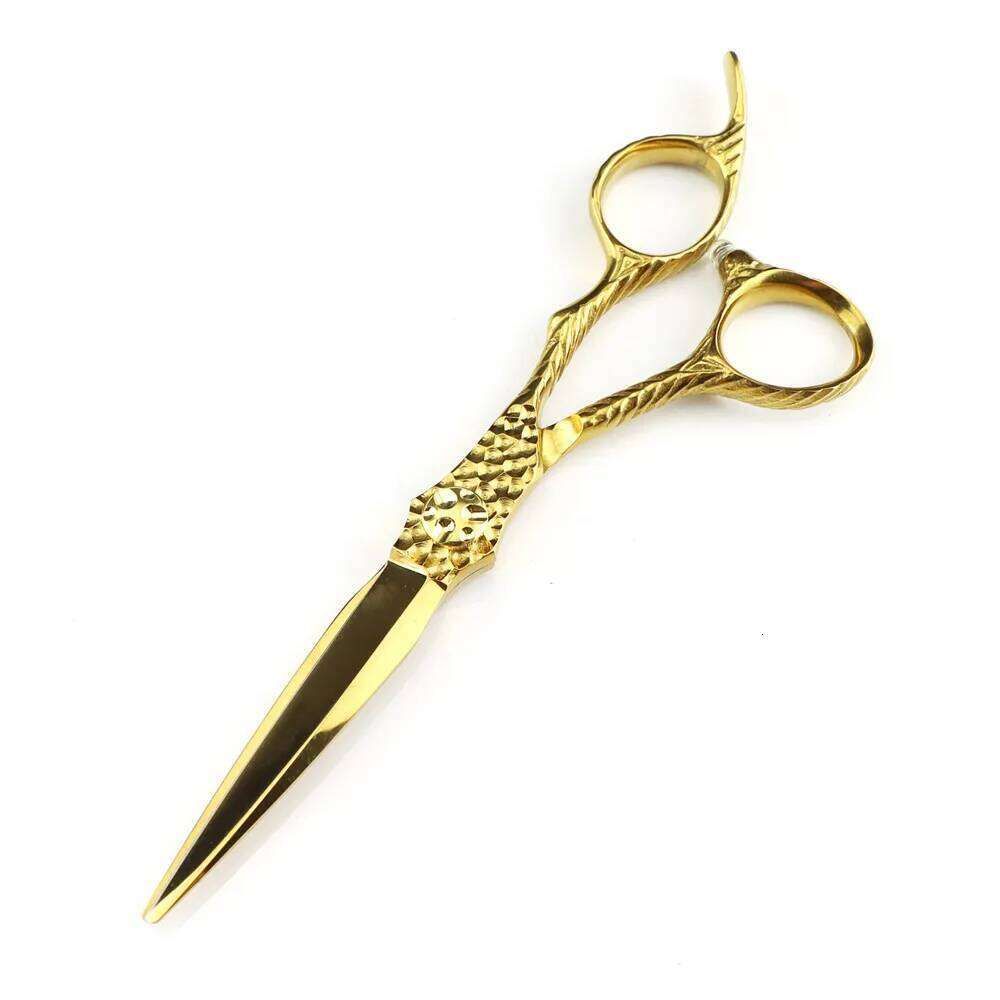 Professional JP 440c steel 6 '' Upscale Gold cut hair haircut thinning barber makas cutting shears hairdresser scissors H260303