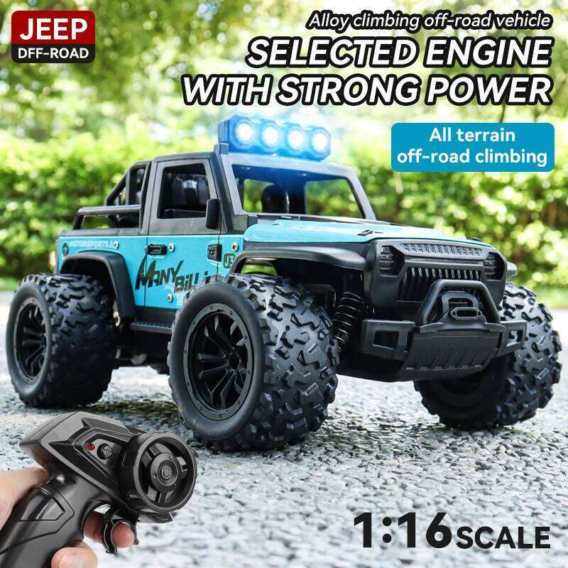 1:16 scale alloy off-road remote control four-wheel drive, high-speed climbing vehicle, independent shock absorber Z260303
