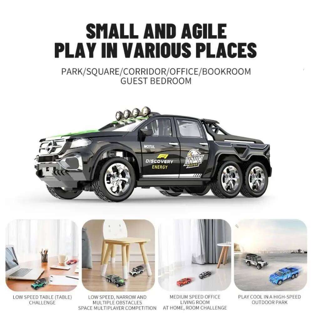 RC Cars 2.4G 5-Channel 164 Alloy Mini Remote Control SUV Drifts One Hour Long Endurance Electric Off-road Vehicle for Children Z260303
