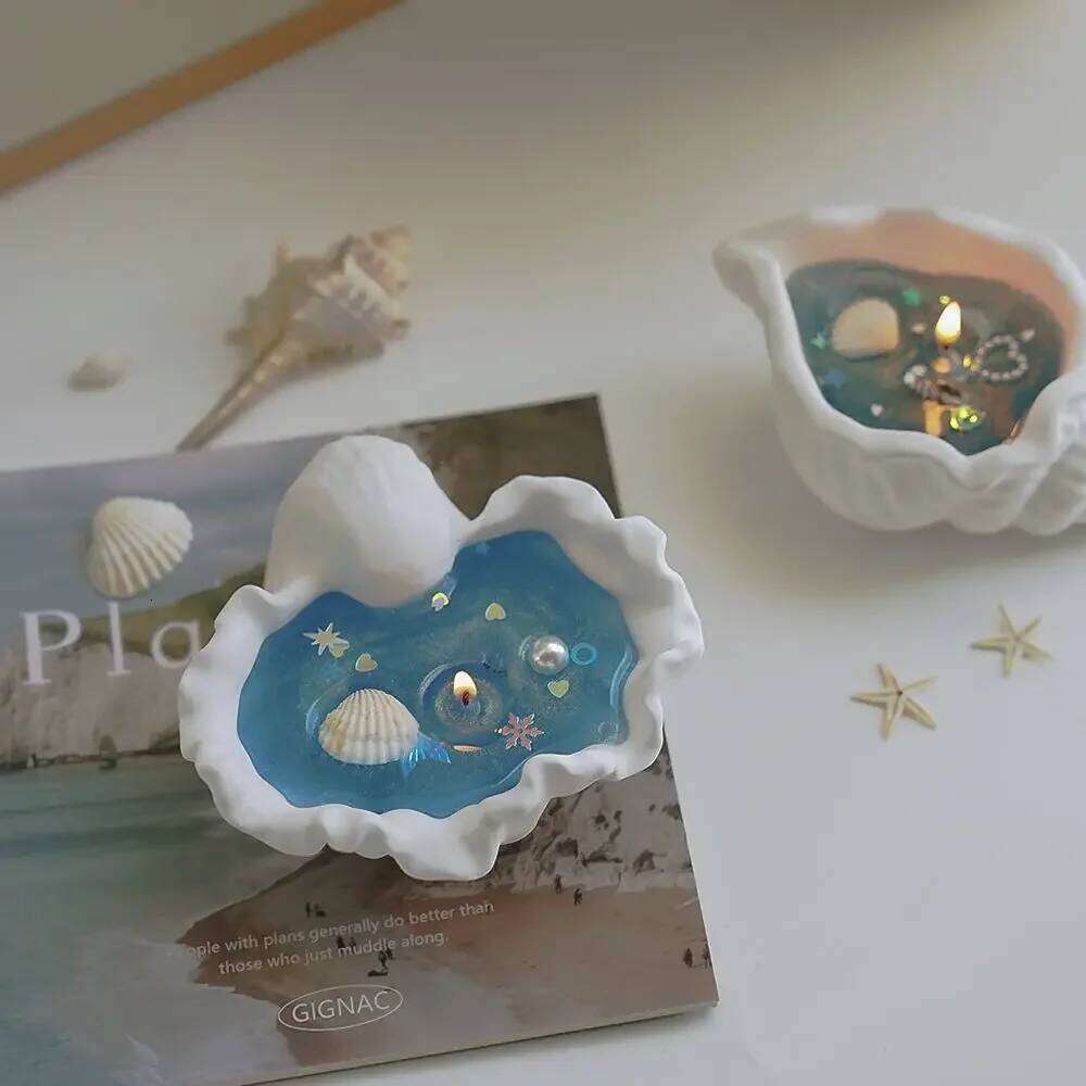 Conch Aromatherapy Candle Creative Decorative Party Supplies Home Decoration Handmade Creativity Ocean Ornament Shell Gift W260304