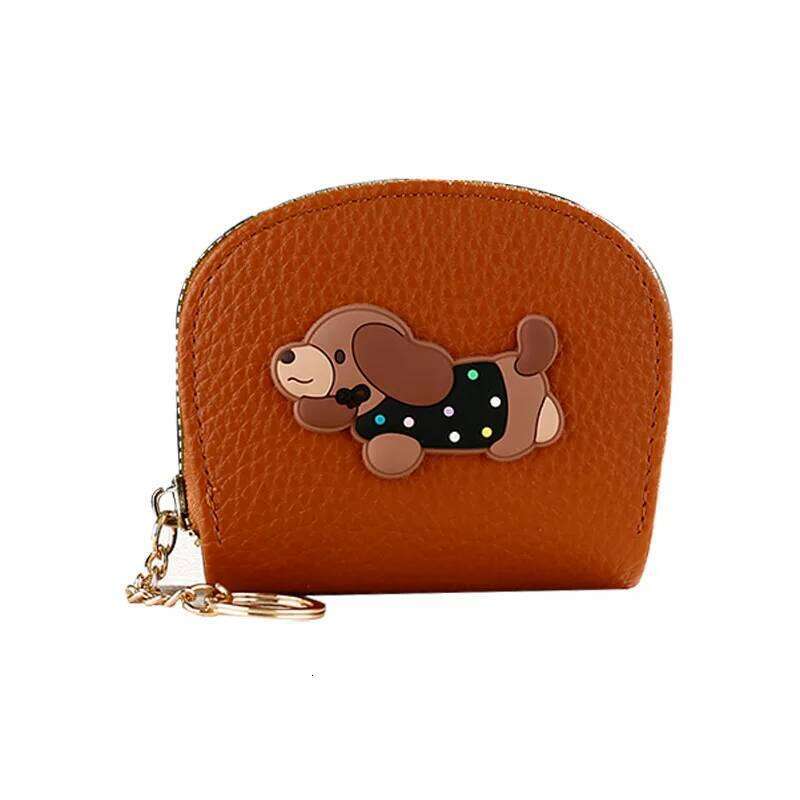 Pu Leather Card Holder Soft Multi-Card Women'S Zipper Wallet Casual Cute Coin Purse For Shopping Pocket Or Handbag Gift C260304