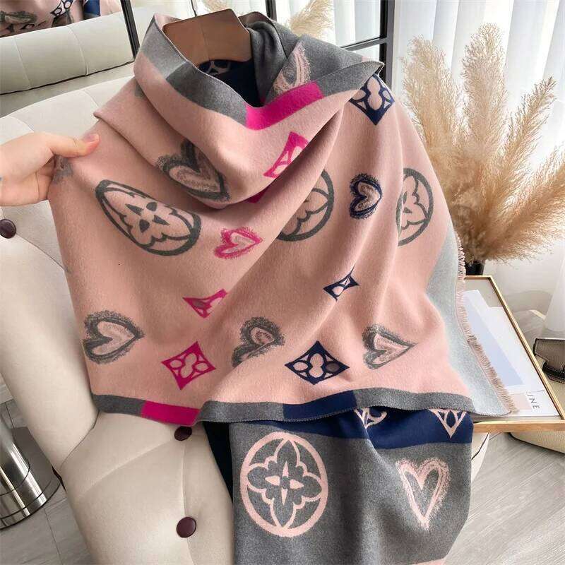 Winter Boho Paisley Jacquard Pashmina Shawls Scarf for Women Wrap Cashmere Blanket Warm Thick Stoles Lady Bufanda Travel Stole XJ260304