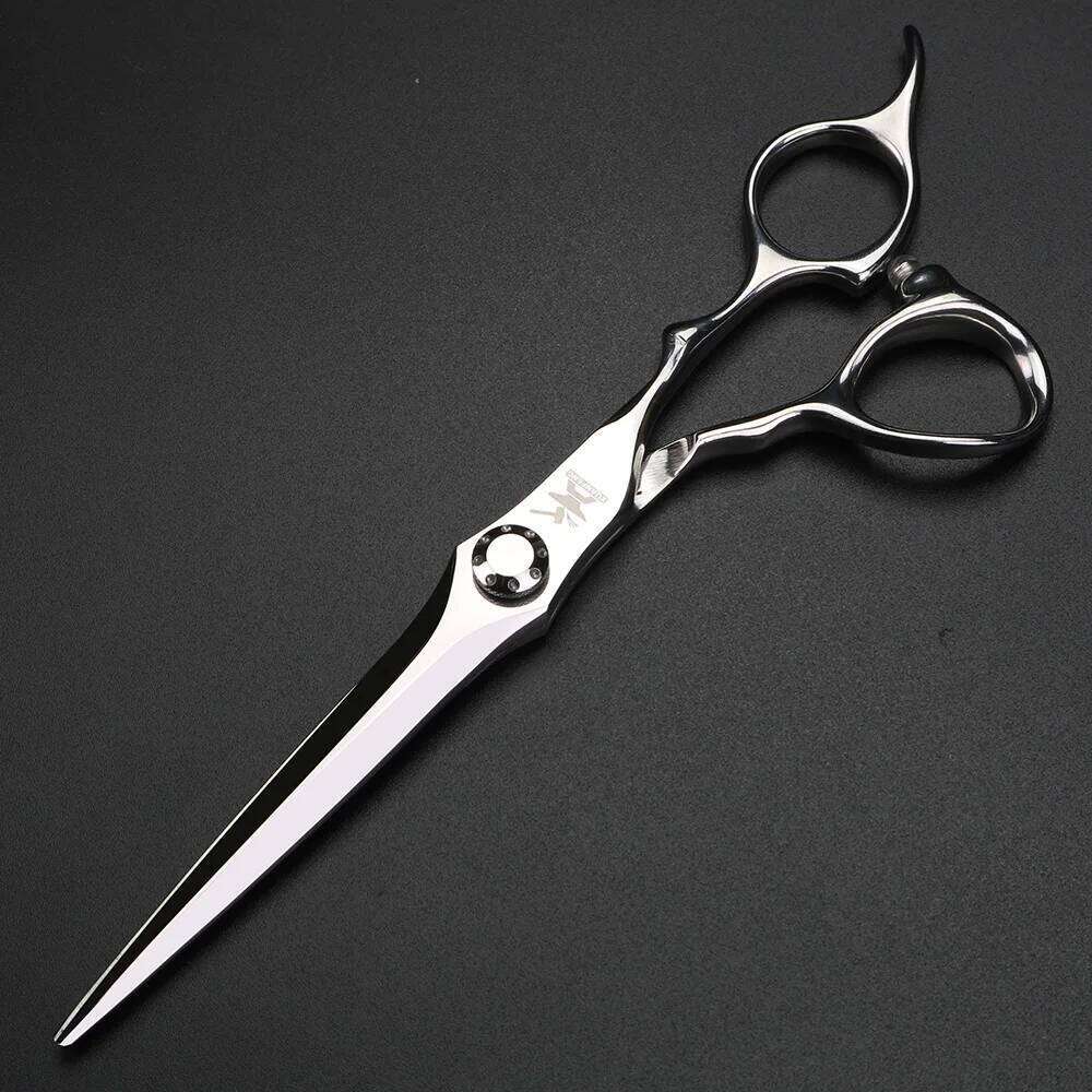 XUANFENG Silver Professional Hair 6.5 "440C Steel Cutting Scissors and thinning Scissors, Suitable for Barber H260303