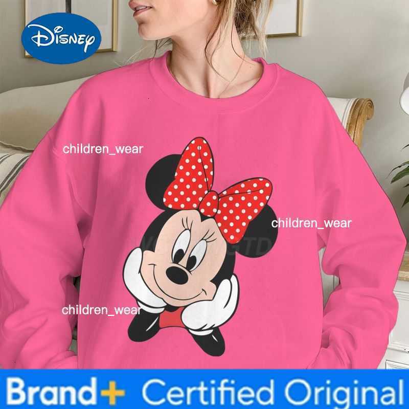 Disney Cartoon Mickey Mouse Minnie Peripheral Crew Neck Sweatshirts for Women Men Fashion Valentines Day Gifts Couple Y2K Pullover H2603041