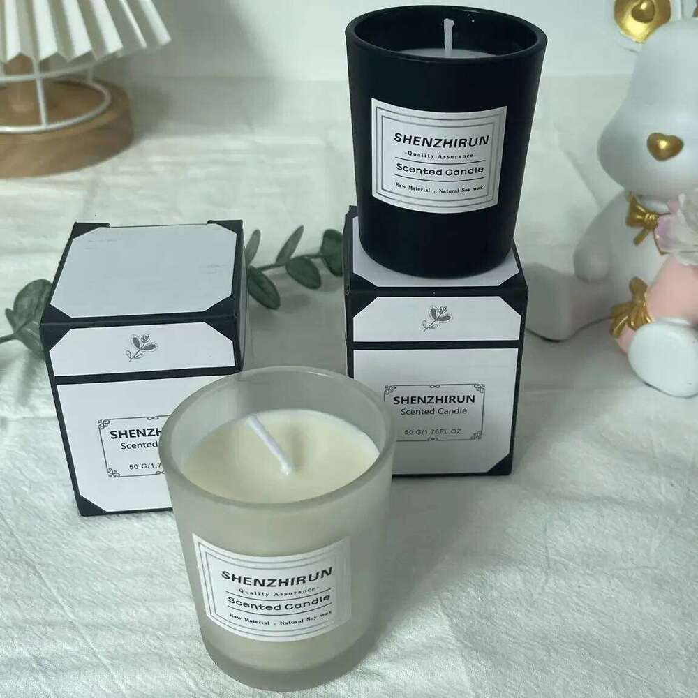 Nordic Style Ins Aromatherapy Mini Fragrance Candles Home Indoor Desktop Decoration Soy Wax Smoke-free Souvenirs W260304