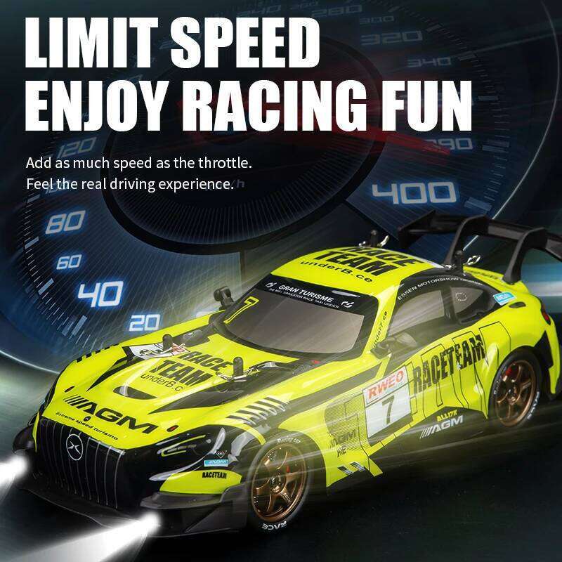 Professional RC remote control four-wheel drive drift cool lighting competition racing car electric toy Z260303