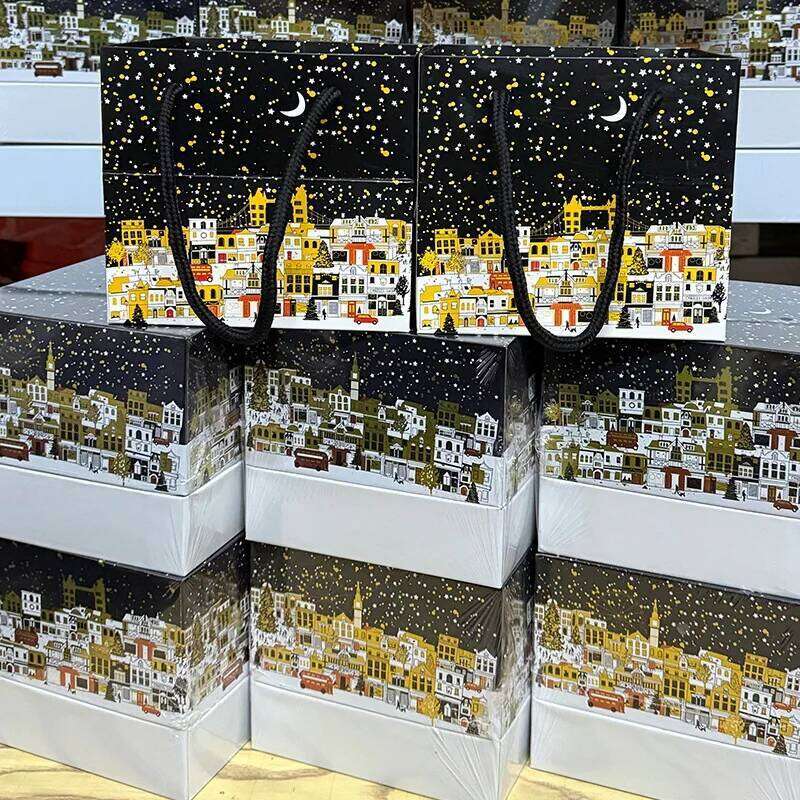 Valentine's Day Christmas Aromatherapy Candle Box Temperature Controlled LED Lighting Romantic Starry Sky Fragrance Gift W260304