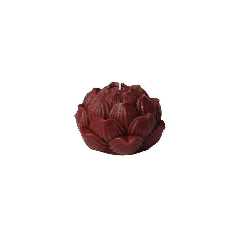 1pc New Lotus Aromatherapy Flower Shaped Low Temperature Candle Fragrance Home Interior Decoration W260304