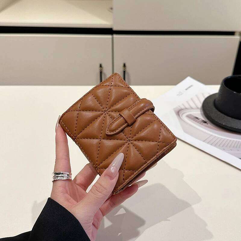 Luxury Design Wallets for Women Multi-Function Holder PU Leather Female Small Card Bag Short Women's Purse C260304