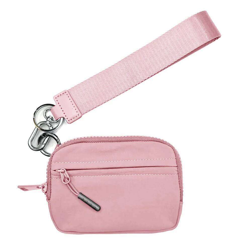 Simple Casual Wind Waterproof Nylon Multifunctional Card Keychain Women's Coin Change Bag C260304