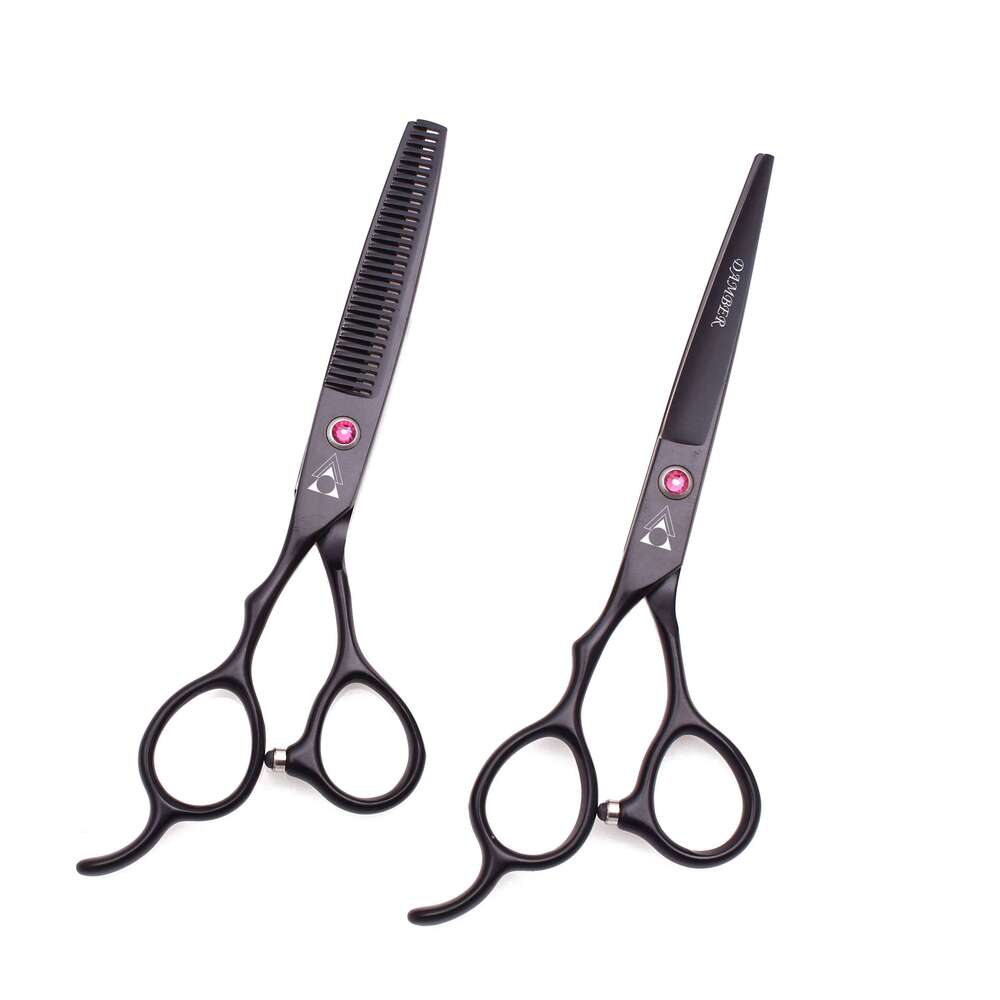 5.5 6.0 Hair Scissors For Left Hand Japan 440C Professional Hairdressing Barbers Cutting Set Thinning Shears Hairdresser B8001 H260303