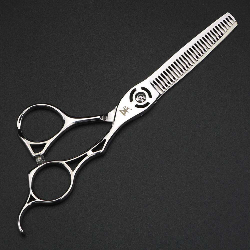 XUANFENG 6-inch hollow handle scissors, hairdresser cutting and thin scissors made of 440c steel H260303