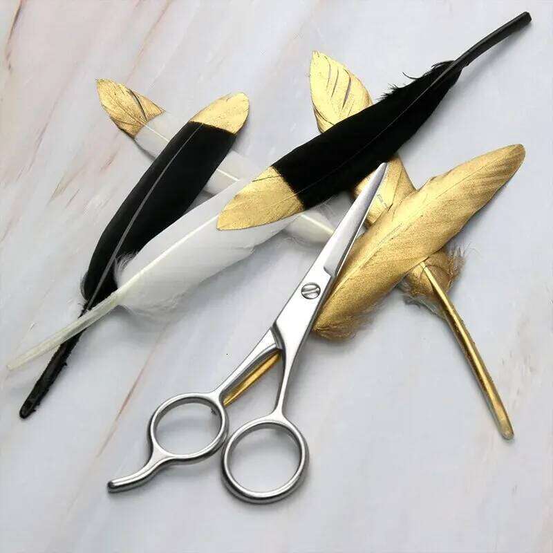 130MM Stainless Steel Eyebrow Eyelash Nose Hair Remover Makeup Tool Scissors Manicure Cuticle Remove Cutter Trimmer H260303