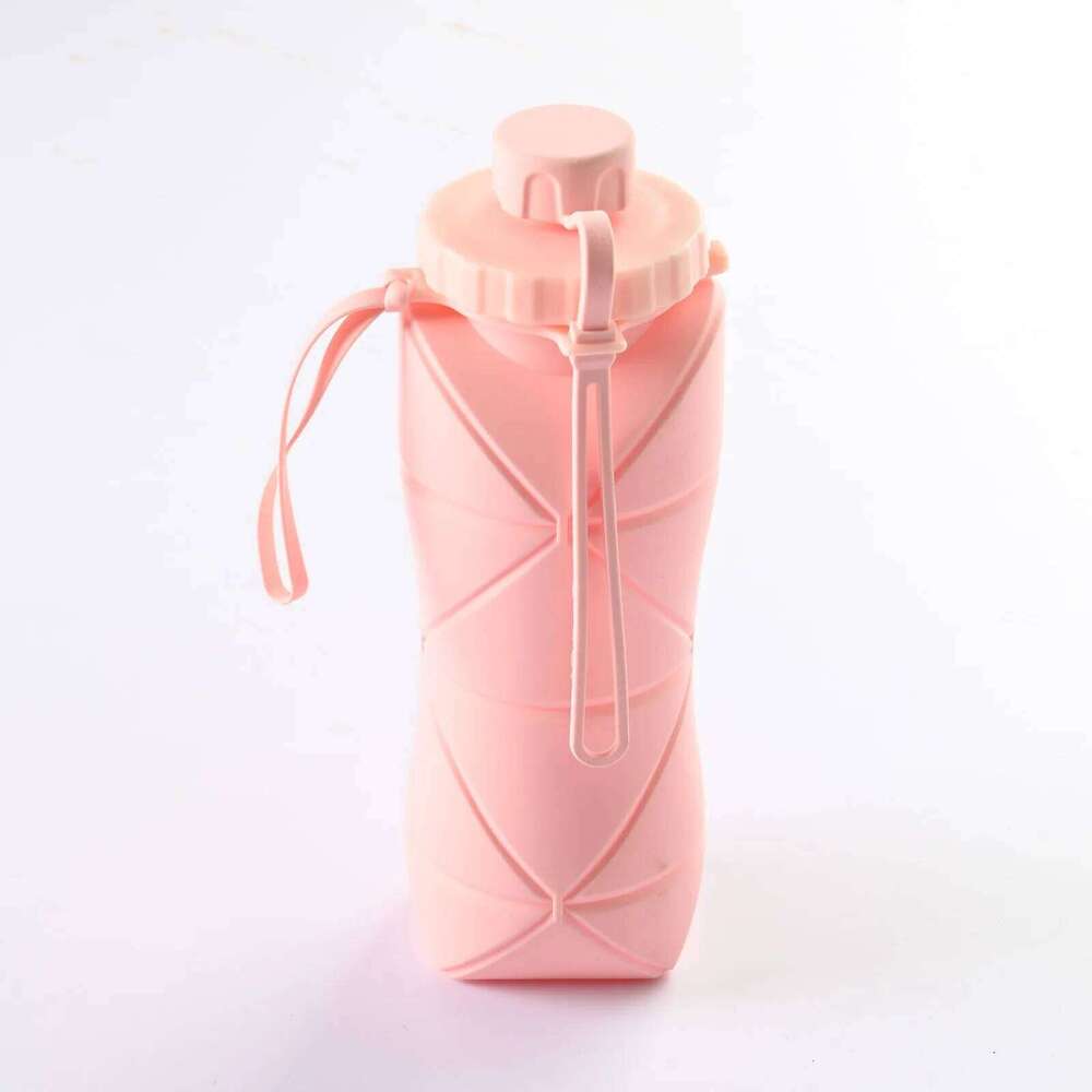 Silicone Water Large Capacity Outdoor Travel Portable Sports Kettle High Temperature Food Grade Creative Folding Cup S260303