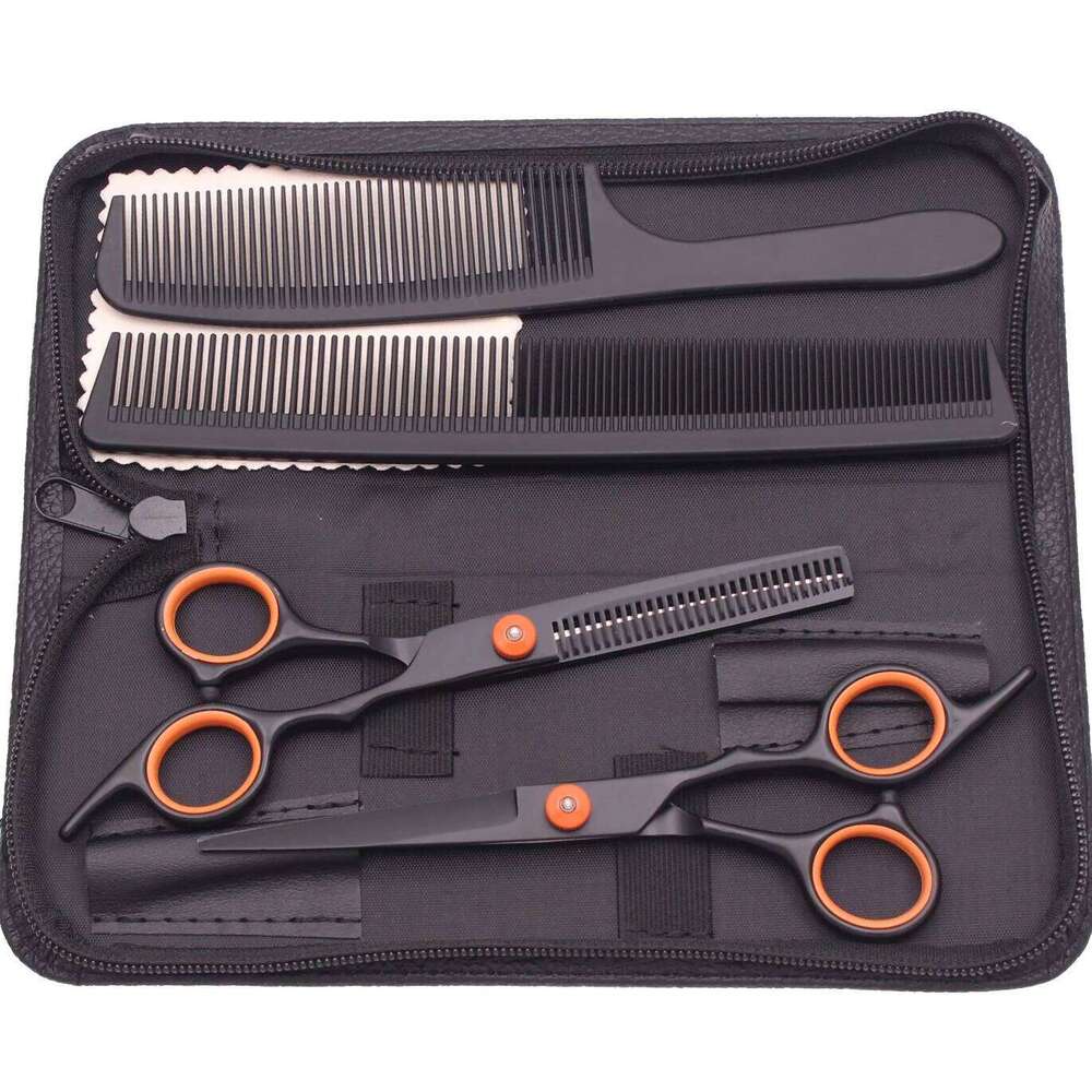 6.0" Haircut Japan Stainless Barber Thinning Scissors Hairdressing Cutting Shears C1001 H260303