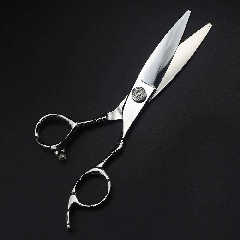 Professional JP440c steel 6 inch Willow leaf hair haircut thinning barber tools cutting shears hairdresser scissors H260303