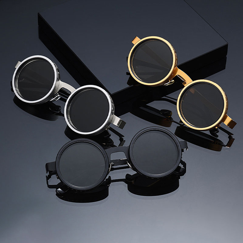 Adjustable dimming sunglasses, fishing driving filters, retro glasses, UV resistant polarized sunglasses