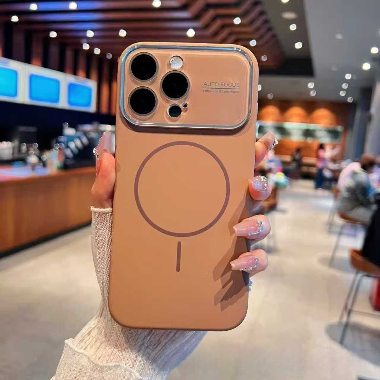 Compatible with iPhone Pro Max Phone Case Instantly Transforms into 16 Large Window Liquid Silicone Apple 17 Magnetic Protective Cover