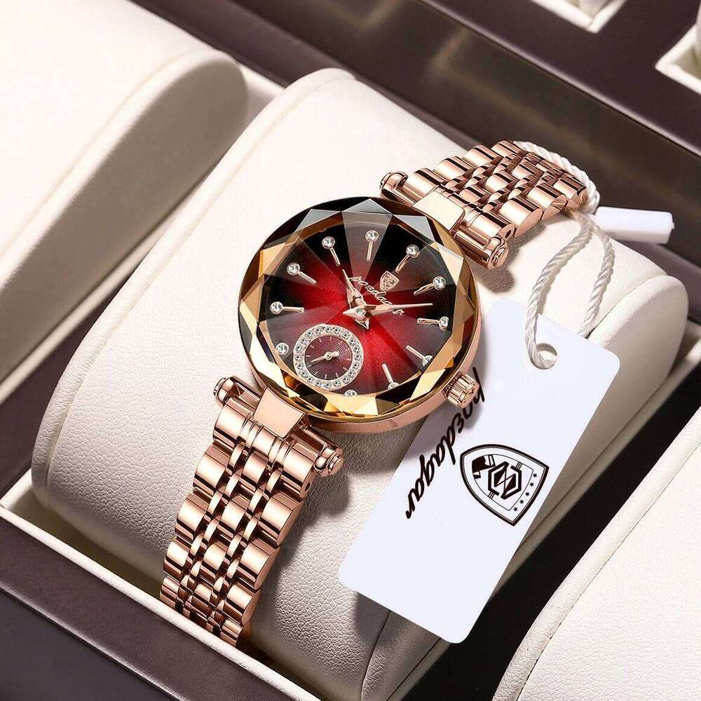 POEDAGAR Luxury Ladies Wristwatch Waterproof Stainless Steel Quartz Elegant Watches For Woman Simple Casual Dress Women's Watch XJ260303