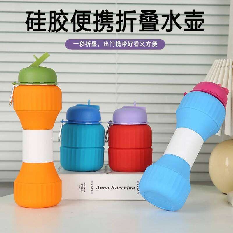Collapsible Silicone Travel Cup Portable 650ml Large Capacity Sports Water Bottle Outdoor Activities Hiking Camping S260303