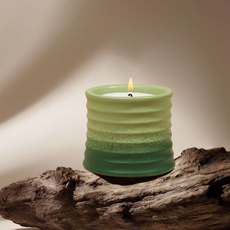 Aromatherapy Candle Simple Ceramic Bedroom Living Room Decoration Smokeless Fragrance Creative High-Value Soy Wax One-Piece Dropshipping W260304
