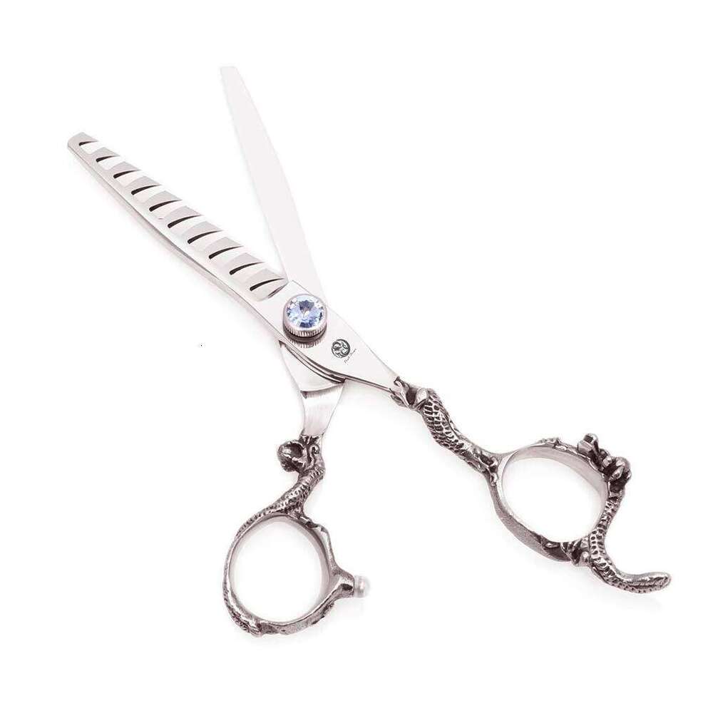 Hair 6" Japan 440C Purple Dragon Professional Sharp Edge Hairdressing Cutting Shears Thinning Scissors Set Z9006 H260303