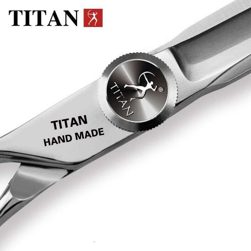 TITAN professional Barber cut left handle hair scissors thinning hairdressing cutting H260303